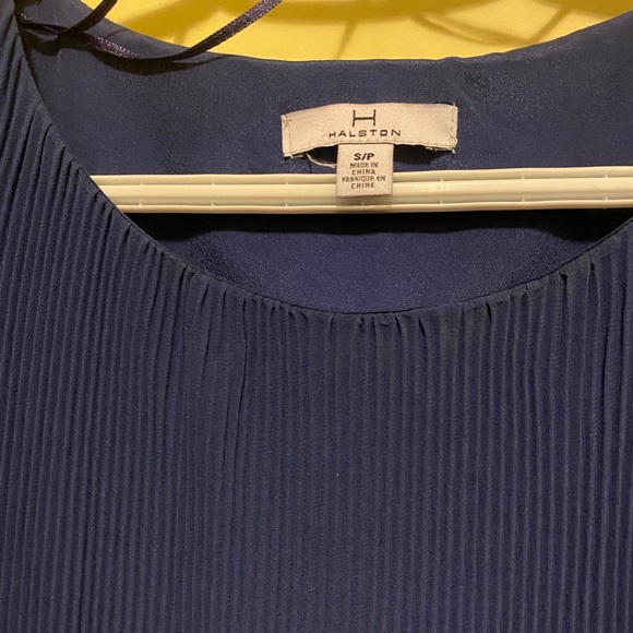 Halston Blue Dress - Picture 3 of 4